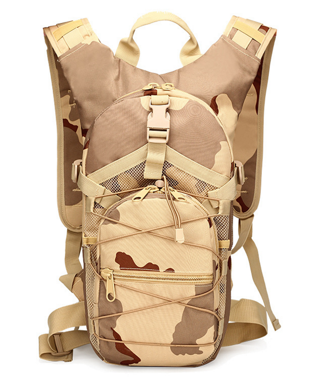 

Тактический городской велосипедный рюкзак TacticBag с системой M.O.L.L.E на 10литров Песочный камуфляж