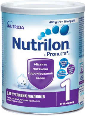 Суміш молочна суха Nutrilon Нутрілон для чутливих малюків 1 400 г ...