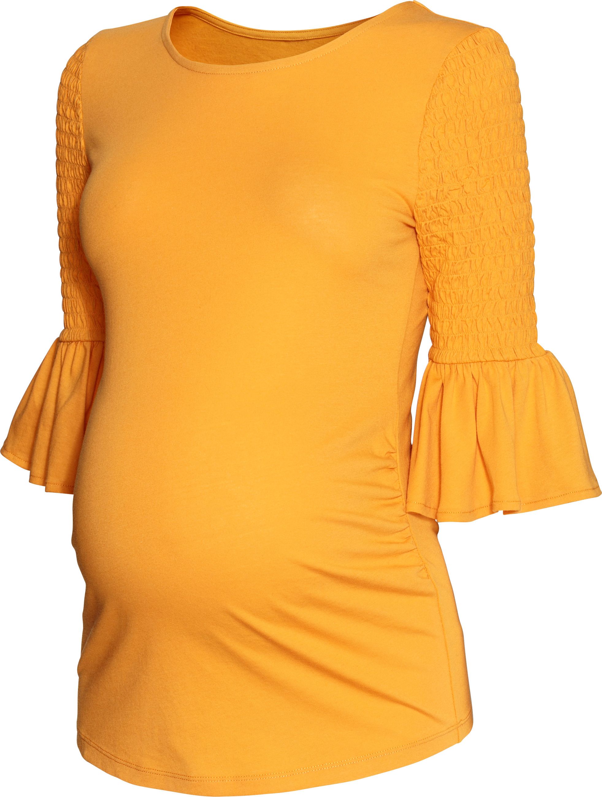 Акція на Блузка для вагітних H&M XAZ099771XBDT S Темно-жовта від Rozetka