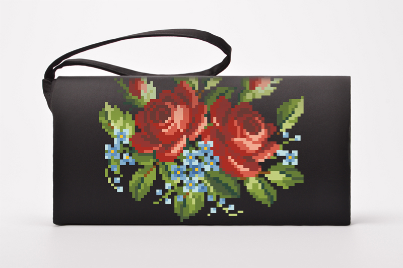 

Набір для вишивки нитками Барвиста Вишиванка заготовки пошитого клатча Вишукані троянди, незабудки (КЛ020лЧ1301i)