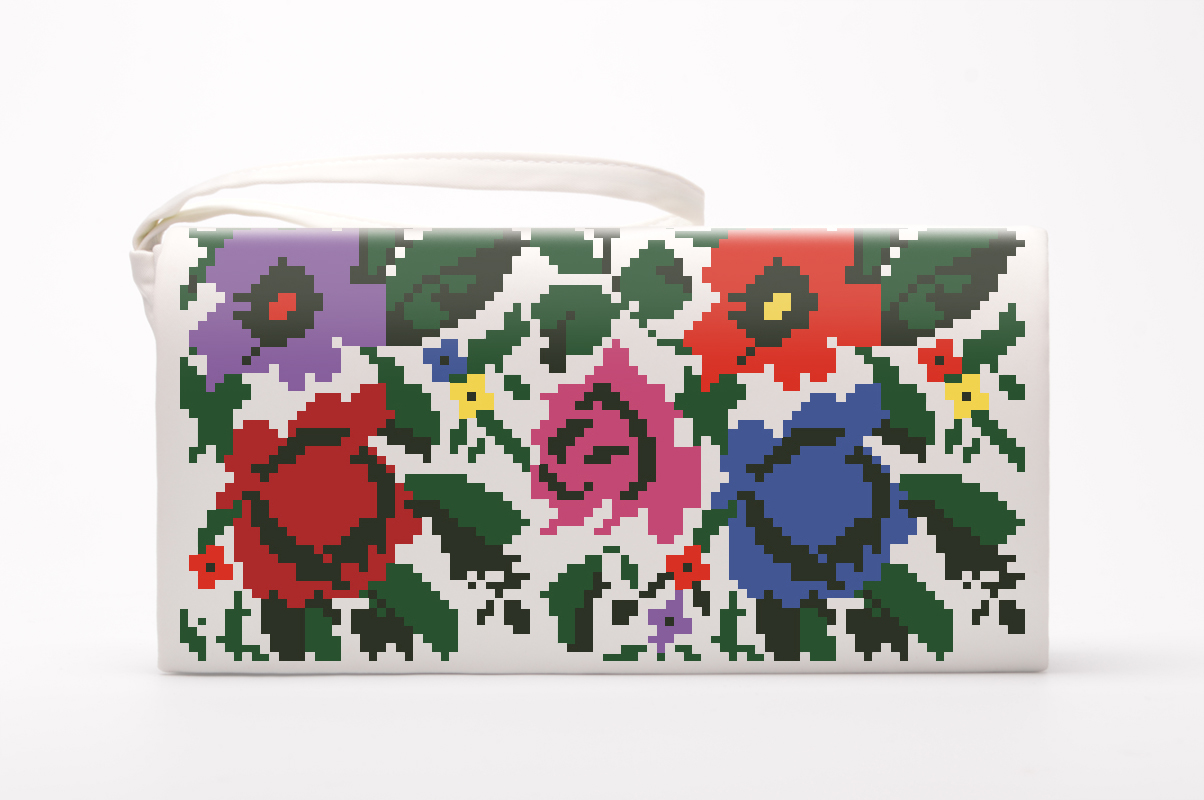 

Набір для вишивки нитками Барвиста Вишиванка заготовки пошитого клатча Борщівська (КЛ127кМ1301i)