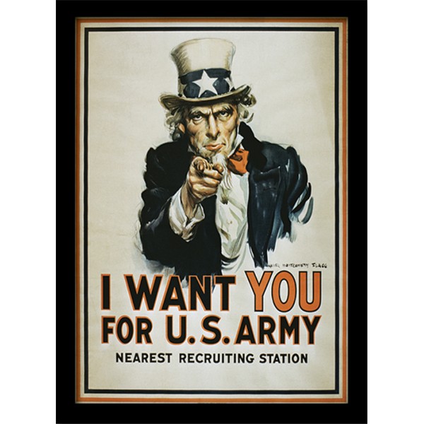

Постер в раме "I Want You" 30 х 40 см