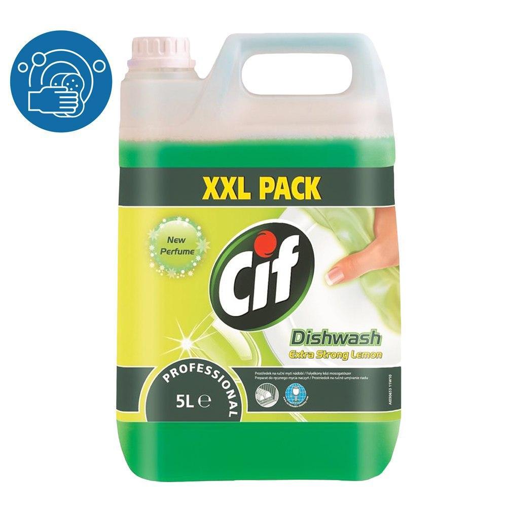 

Средство для замачивания и ручного мытья посуды Cif Dishwash Extra Strong концентрат 5л