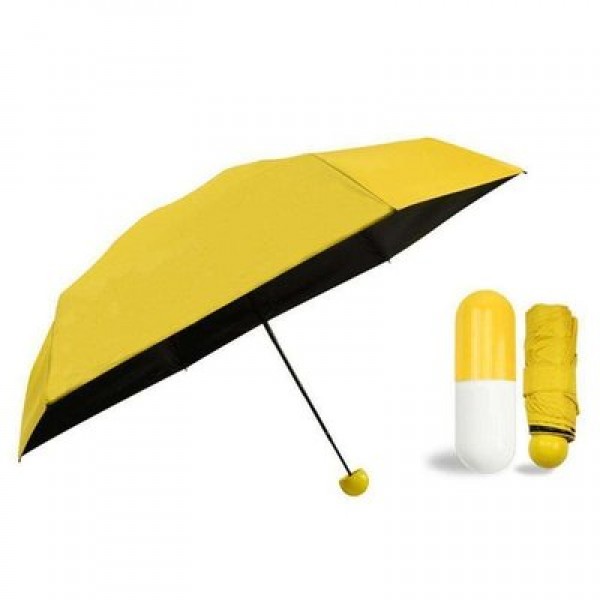 

Мини-зонт в капсуле Capsule Umbrella Желтый