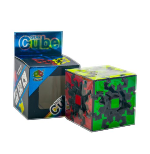 

Головоломка на шестернях Fanxin "Gear Cube" (черная) 689B