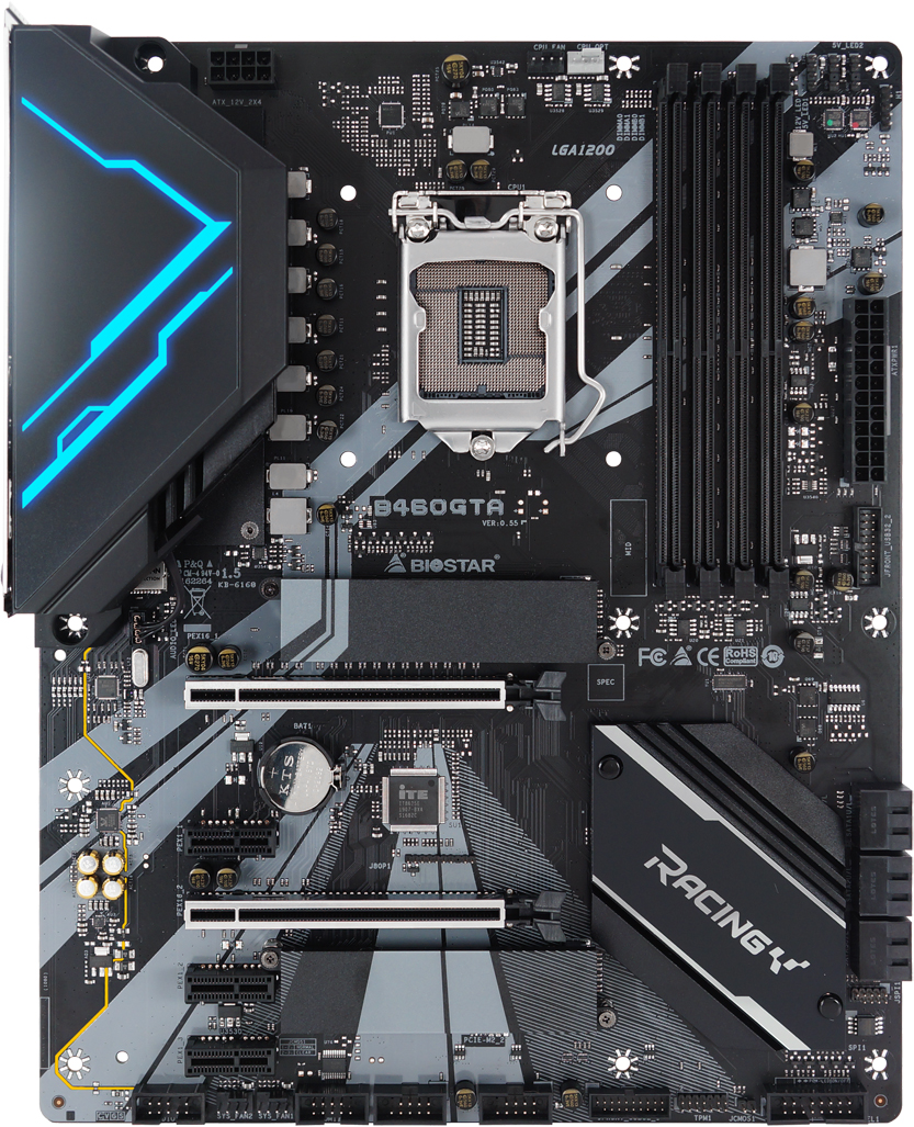 

Материнская плата Biostar Racing B460GTA Ver. 5.0 (s1200, Intel B460, PCI-Ex16)