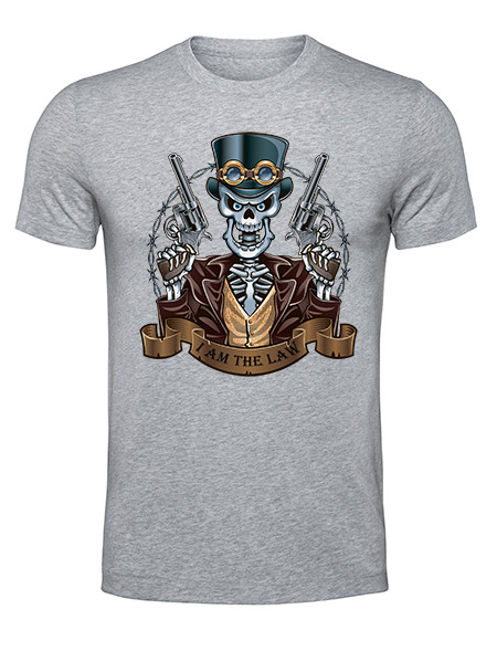 

Футболка чоловіча Файна крамничка "Я Закон" Сірий XXXL (53000-7)