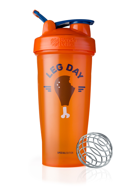 

Спортивный шейкер Blender Bottle Classic Loop 820 ml Special Edition Leg Day Orange