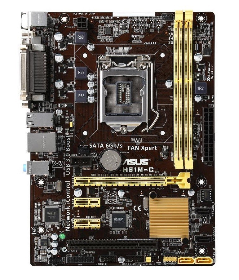 Материнская плата Socket 1150 ASUS H81M-C ( SATA 3/ USB3.0 ) ( s1150 ...