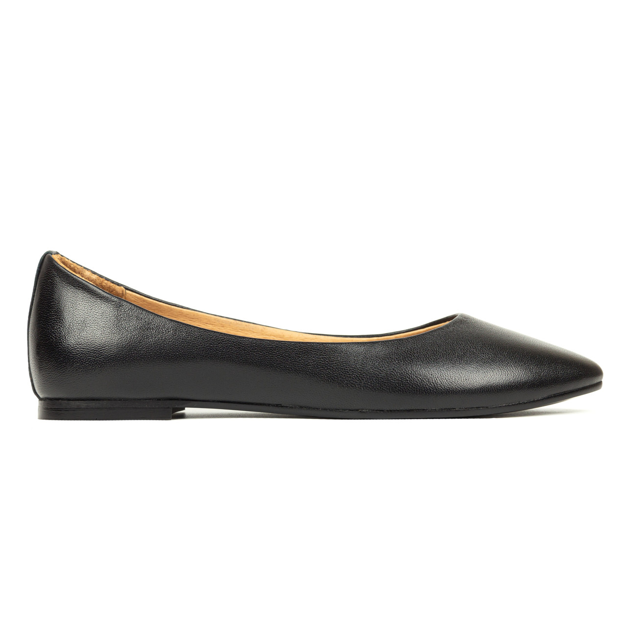 

Балетки кожаные Woman's heel 39 черные (О-882)