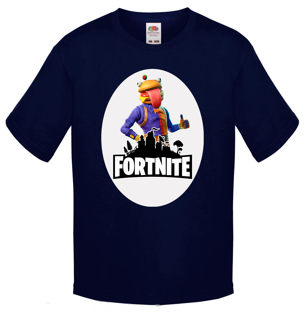 

Футболка Fruit of the Loom fortnite (Beef Boss Бургермен Фортнайт) Темно-синий 152 см TS4B1RSM152