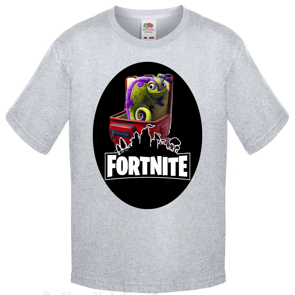 

Футболка Fruit of the Loom fortnite (Camo Пятнашка Фортнайт) Серый 128 см SS4B1BCM128