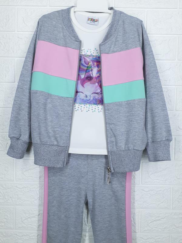 

Костюм с пони для девочки CMK Kids Серый 122 см C421LLM122
