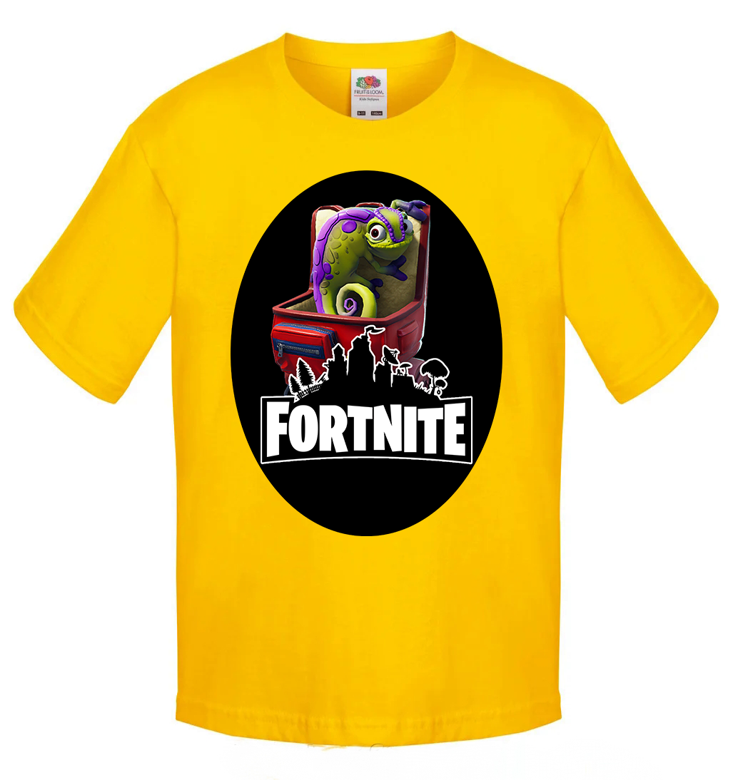 

Футболка Fruit of the Loom fortnite (Camo Пятнашка Фортнайт) Желтый 116 см ZH4B1CMM116