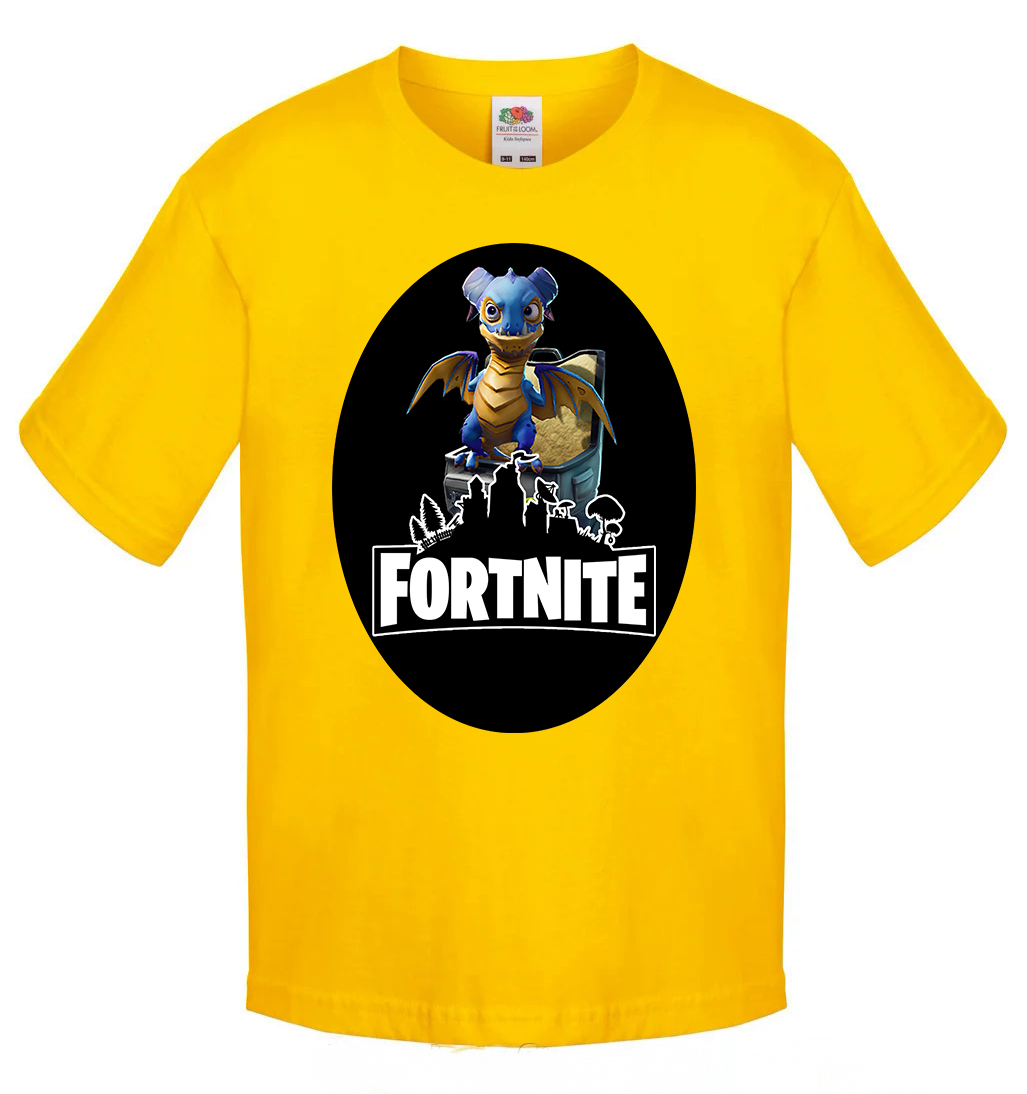 

Футболка Fruit of the Loom fortnite (Scales Зубастик Фортнайт) Желтый 128 см ZH4B1SM128