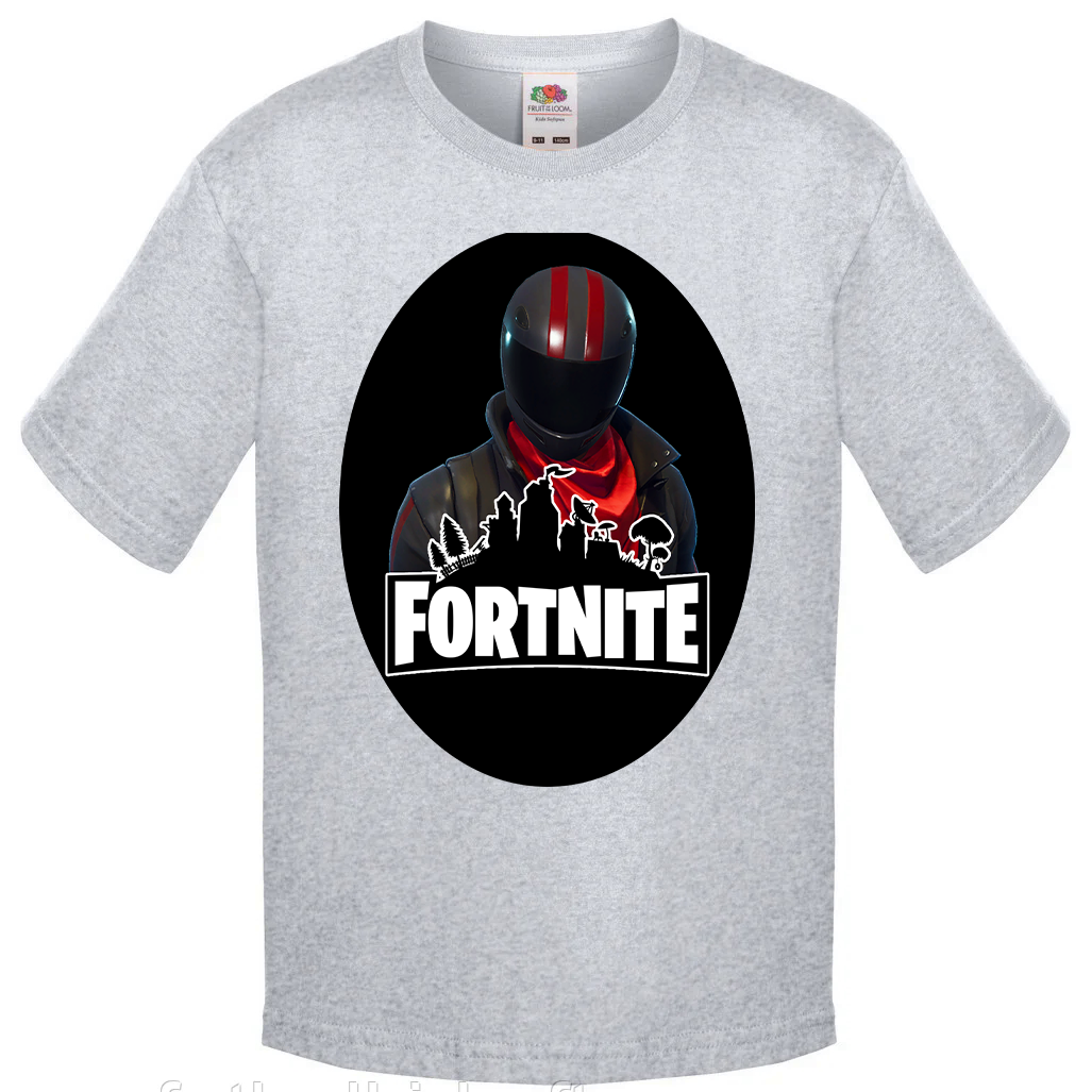 

Футболка Fruit of the Loom fortnite (Burnout Герой асфальта Фортнайт) Серый 152 см SS4B1BGM152