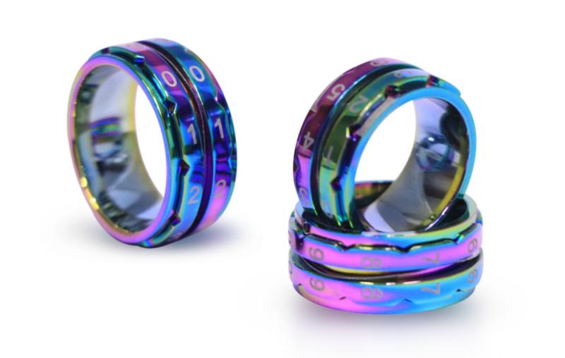 

Счетчик рядов Size10(19.8 мм Inner ID) Reinbow Row Counters Rings KnitPro 10434