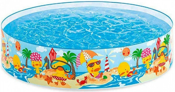 

Детский бассейн Intex 58477 NP Утиный риф каркасный размер 122х25 см 218 л