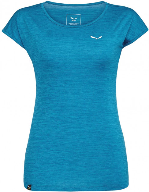 

Футболка Salewa Puez Melange Dry W S/S Tee 26538 8207 48/42/XXL Синяя (013.002.6924)