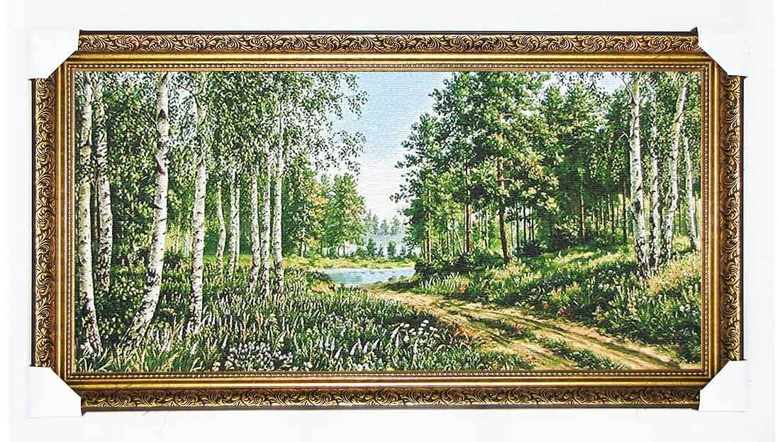 

Гобеленовая картина ДК Б341/2 С утра в лесу 107х57 см