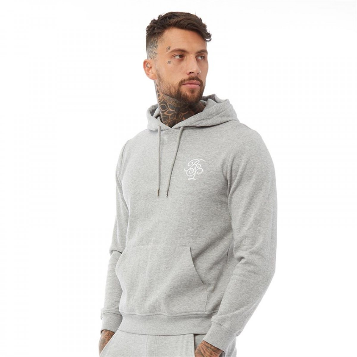 

Толстовка Brave Soul Merlin Light Grey Marl/Optic White Light Grey Marl, S (42)