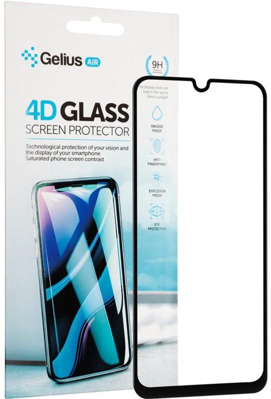 

Защитное стекло Gelius для Samsung Galaxy A30s (A307) Black