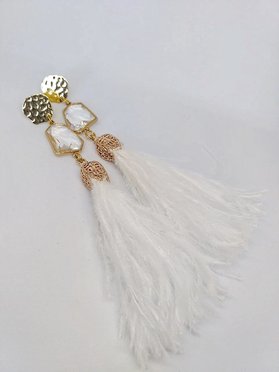 

Серьги из перьев Ksenija Vitali Wedding SP-0009