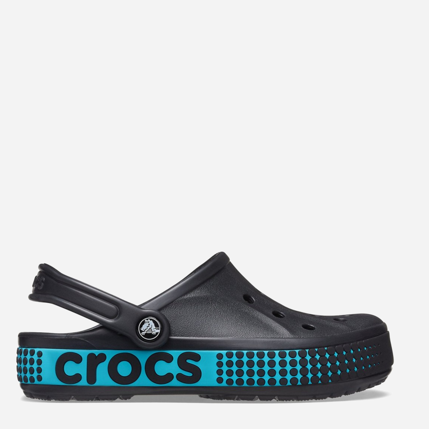 Акція на Жіночі крокси Crocs Bayaband Logo Motion 206852-001-M4/W6 36-37 22 см Чорні від Rozetka