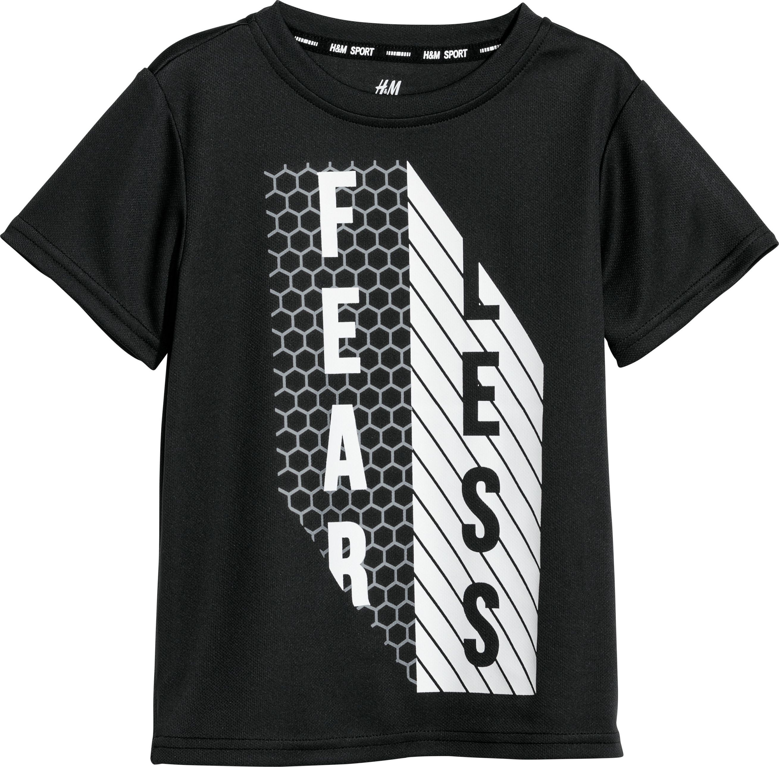

Футболка H&M 5022237 110-116 см Черная с белым (2003004022892)