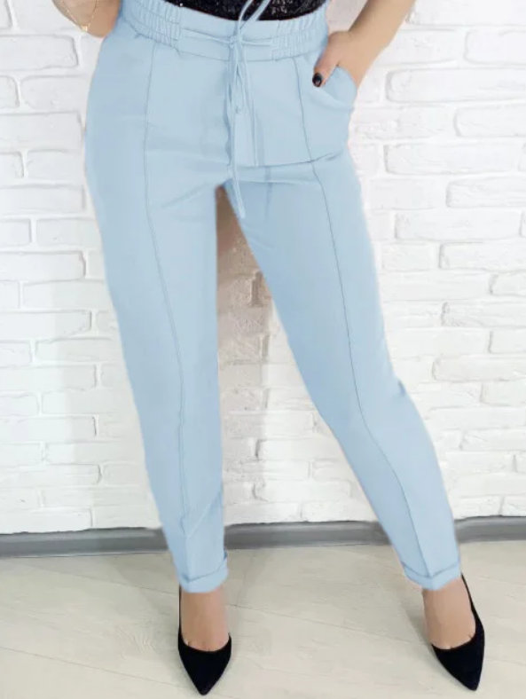 

Женские брюки Fashion Woman GF000140 голубые р52