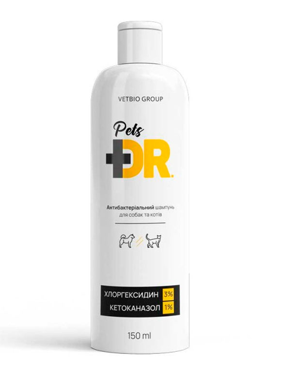 Шампунь-кондиционер Vetbio Group Dr. Pets Доктор Петс с хлоргексидином ...