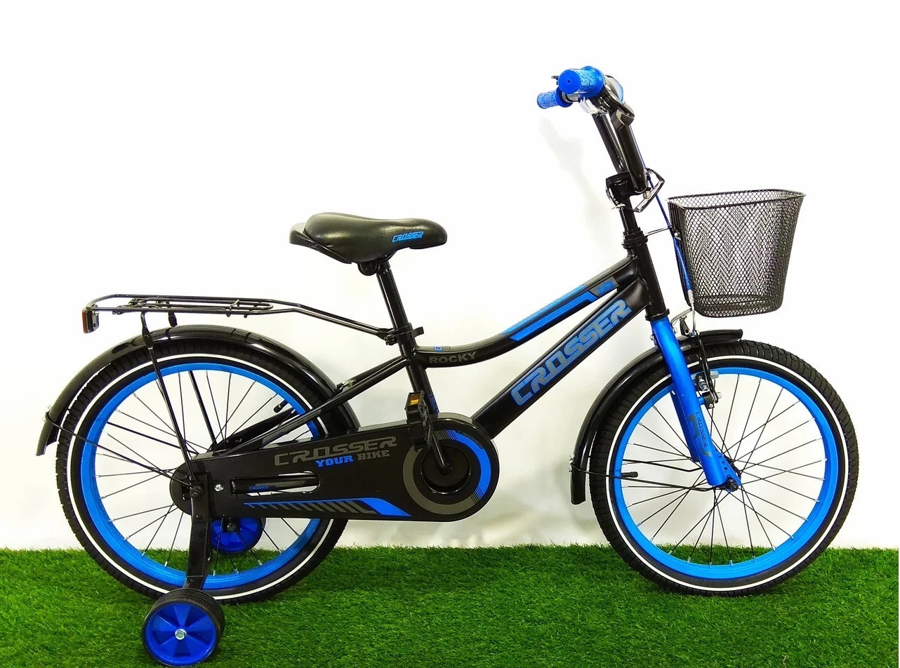 

Велосипед Crosser 14" Rocky Black / Blue (ROCKY CROSSER-13)