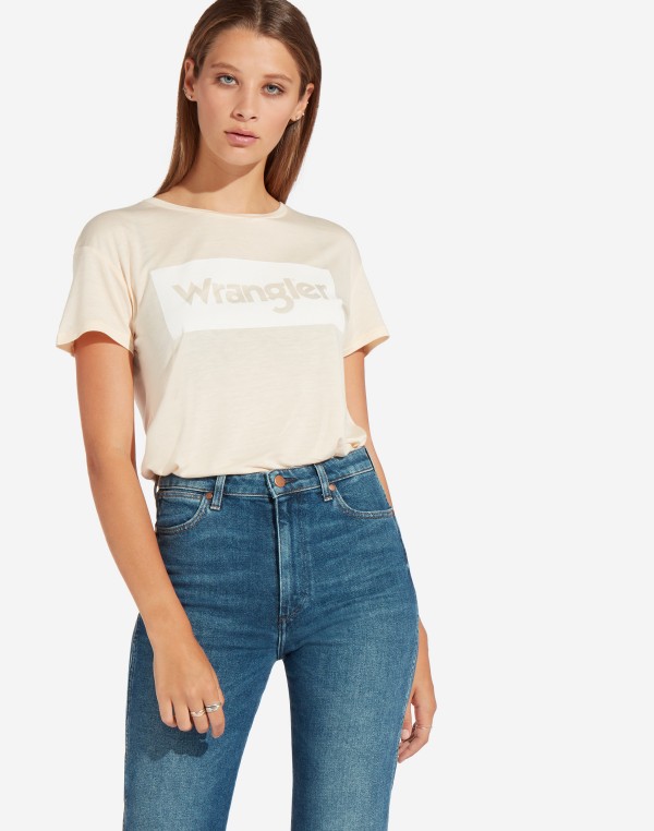 

Футболка Wrangler Drape Tee Loose Fit Бежевый M-00