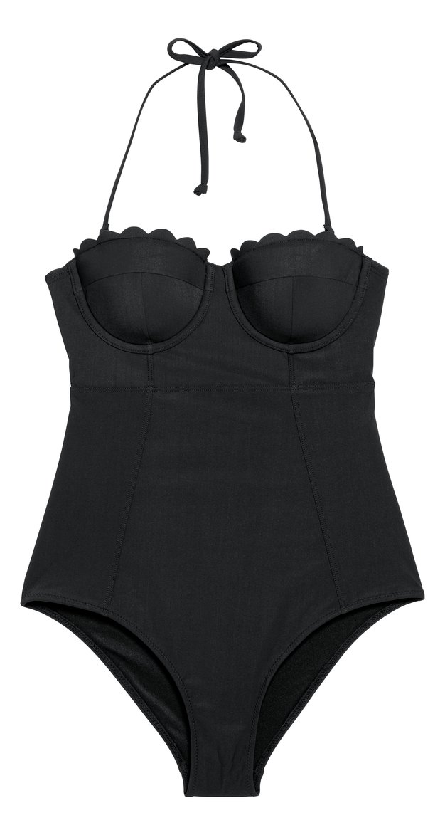 

Купальник слитный женский H&M dl001147 38 Черный