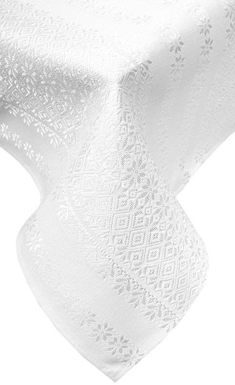 

Скатерть Edelvika 540-18/00 Белая 145х250 см