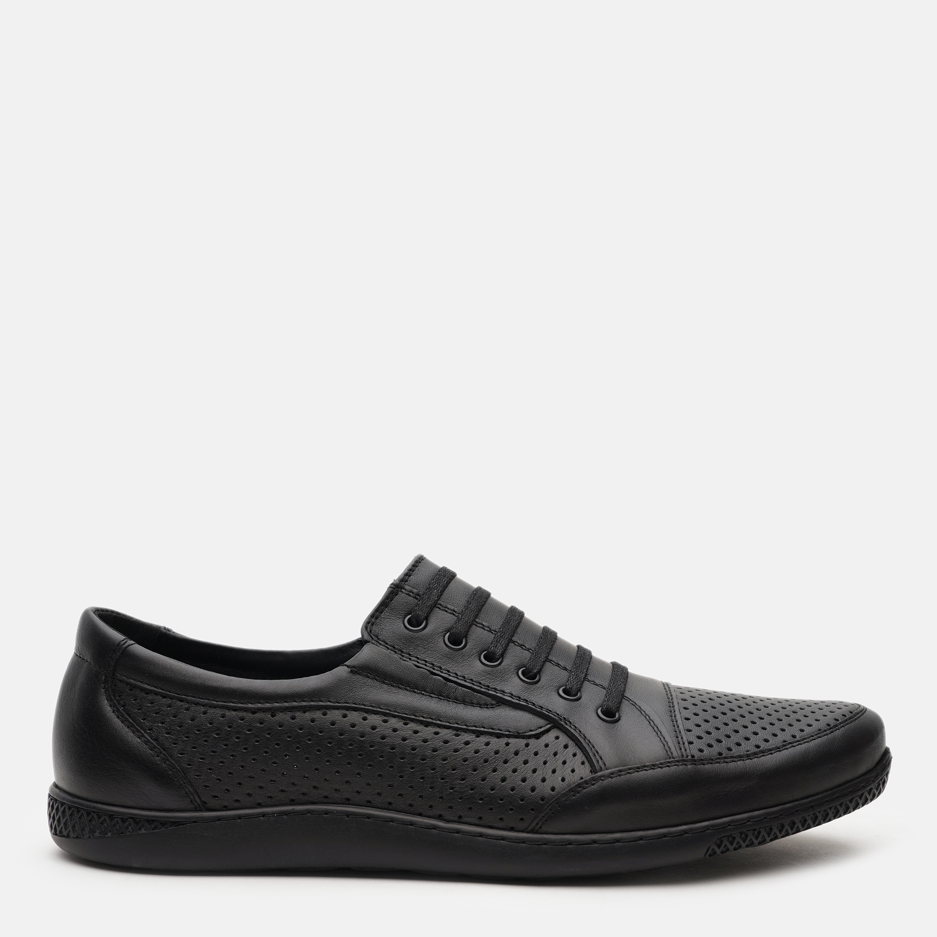 Акція на Чоловічі туфлі Prime Shoes 545 Black Leather 15-545-30118 45 29.5 см Чорні від Rozetka