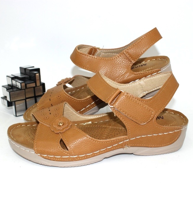 

Женские босоножки Minghong 601-brown 37 23.5см коричневый
