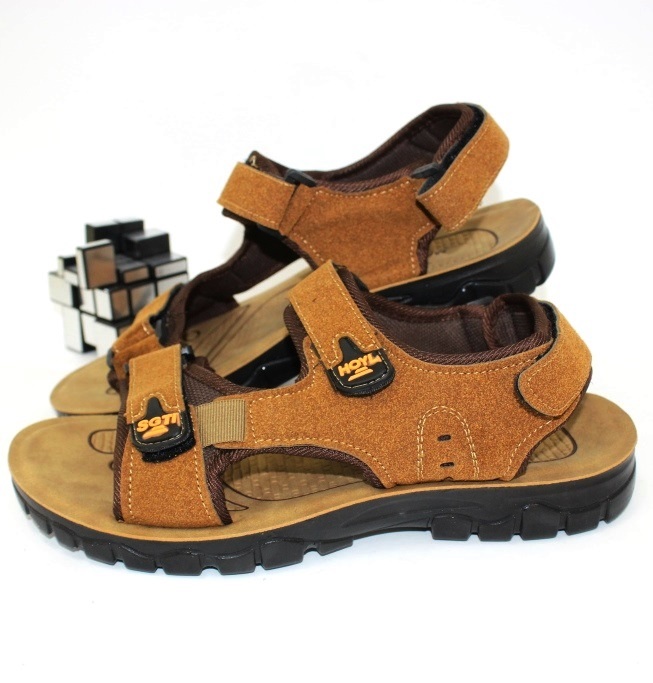 

Босоножки мужские HENGLI M30-3 41 26.5см коричневый