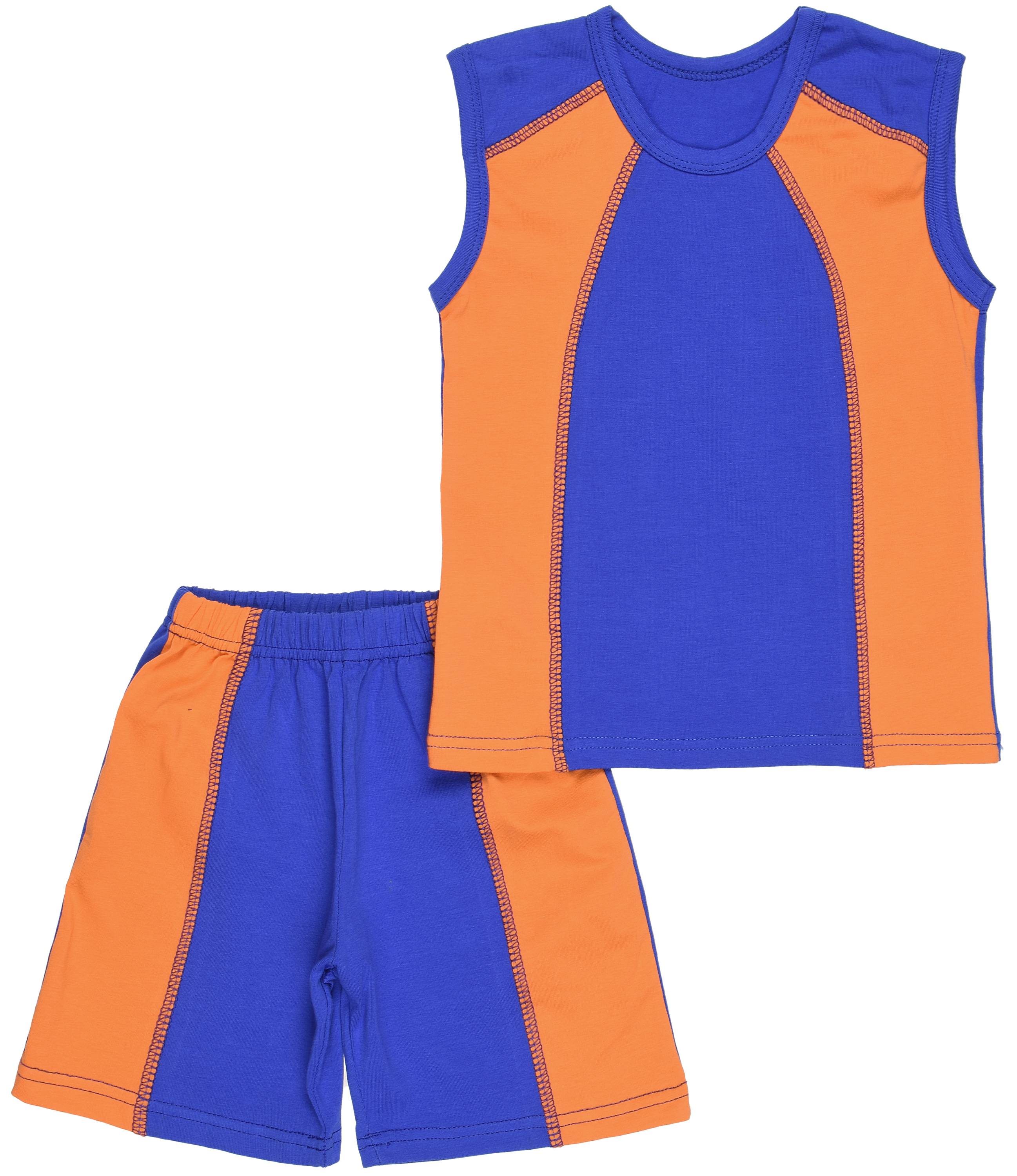 

Костюм (майка + шорты) Anmerino Football 104 см Синий с оранжевым