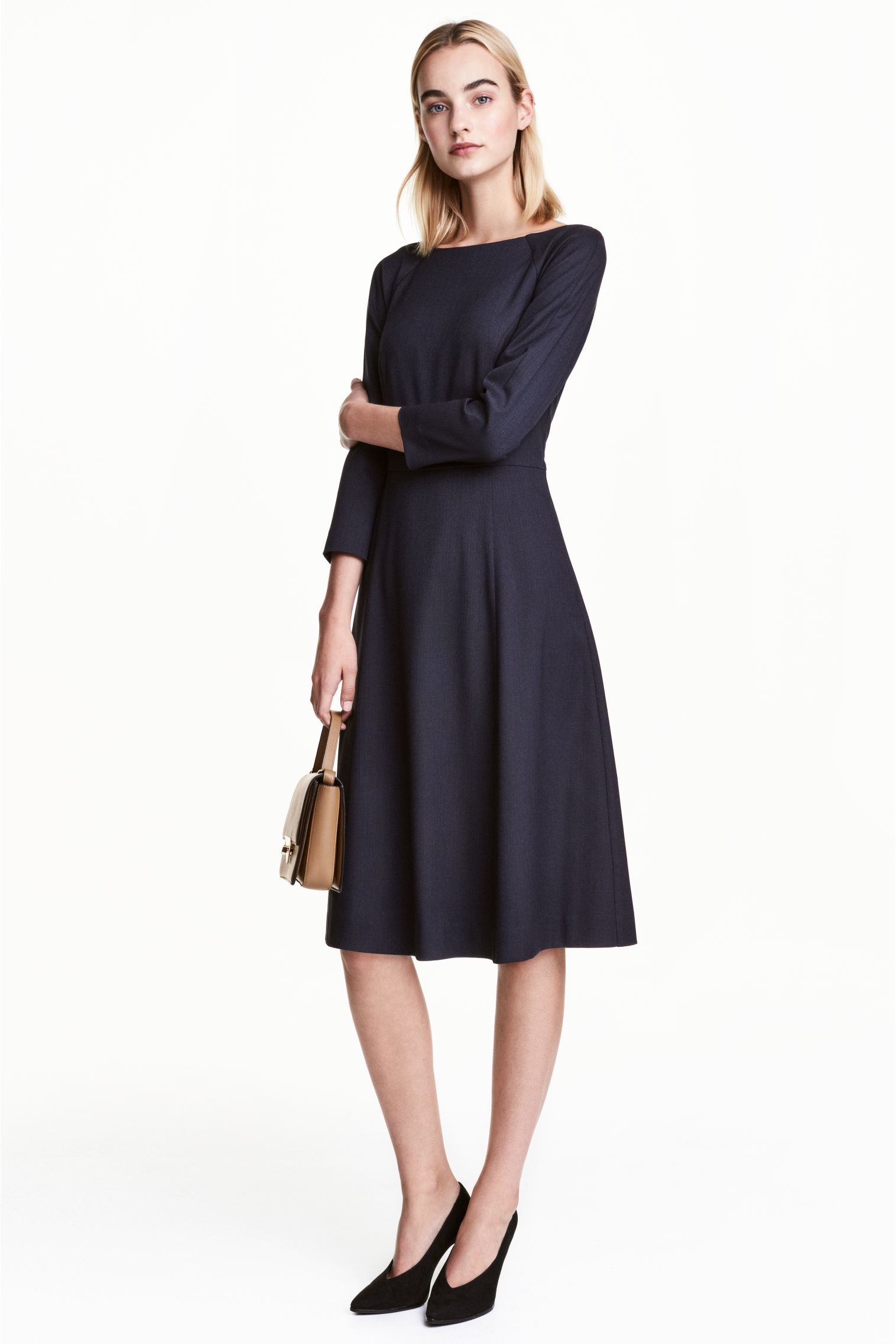 

Платье H&M 42 темно синий 4531265