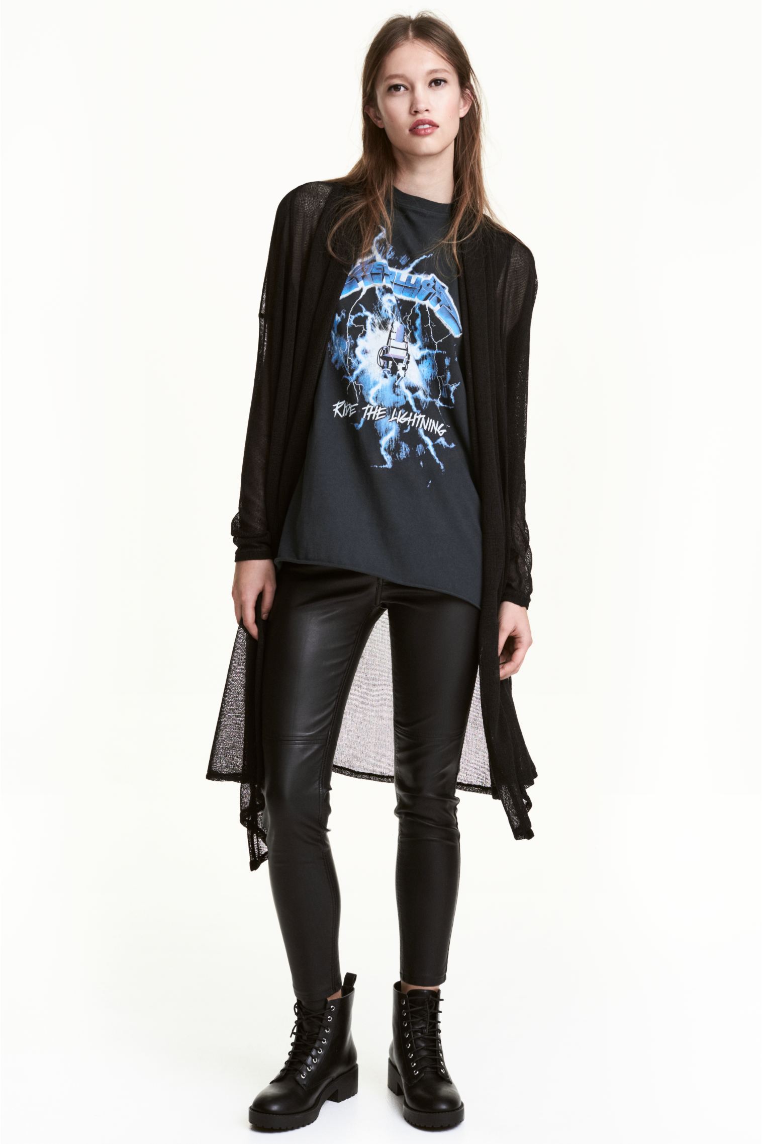 

Кардиган H&M XS черный 4792475