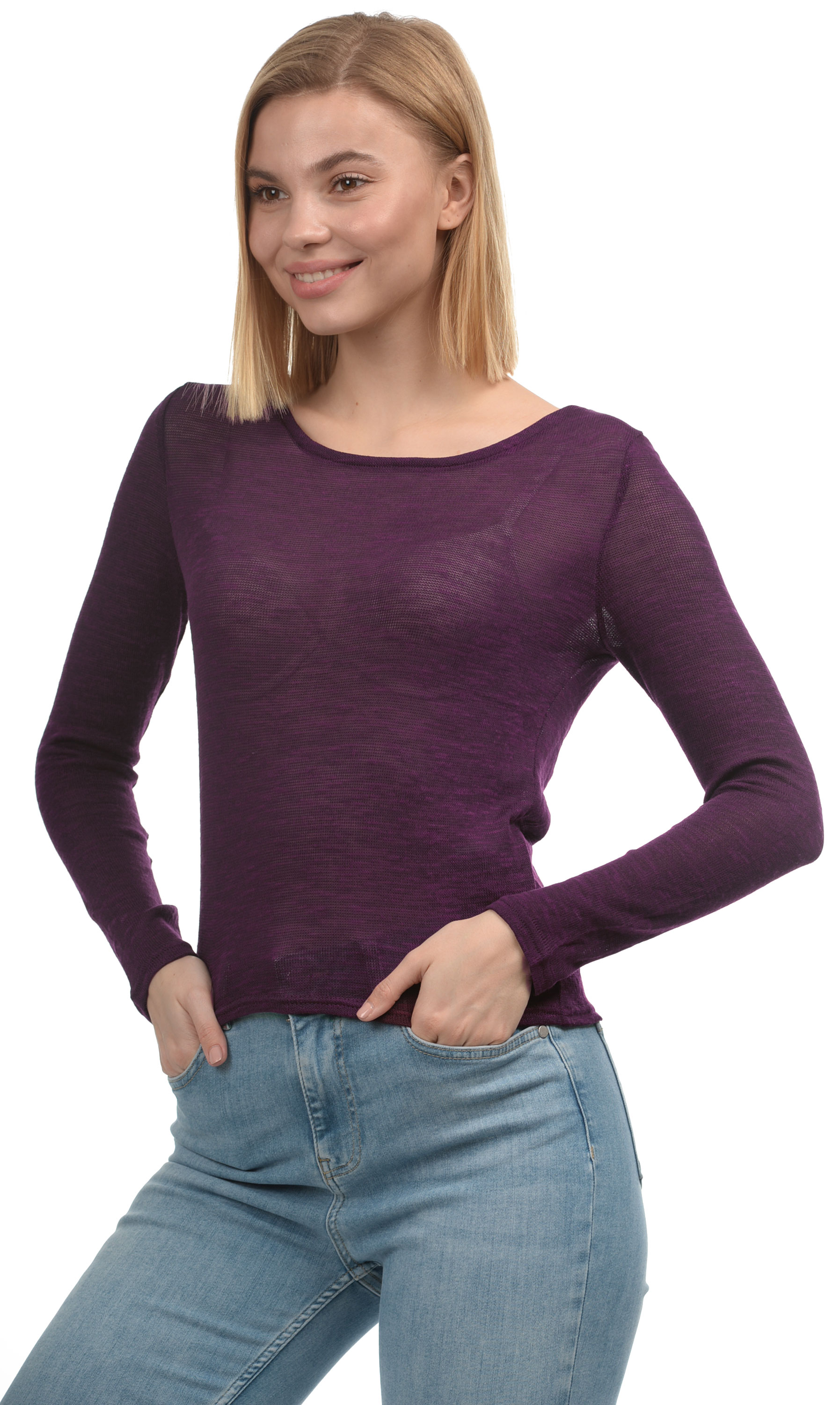 

Лонгслив H&  фиолетовый 3954954, Лонгслив H&M M фиолетовый 3954954
