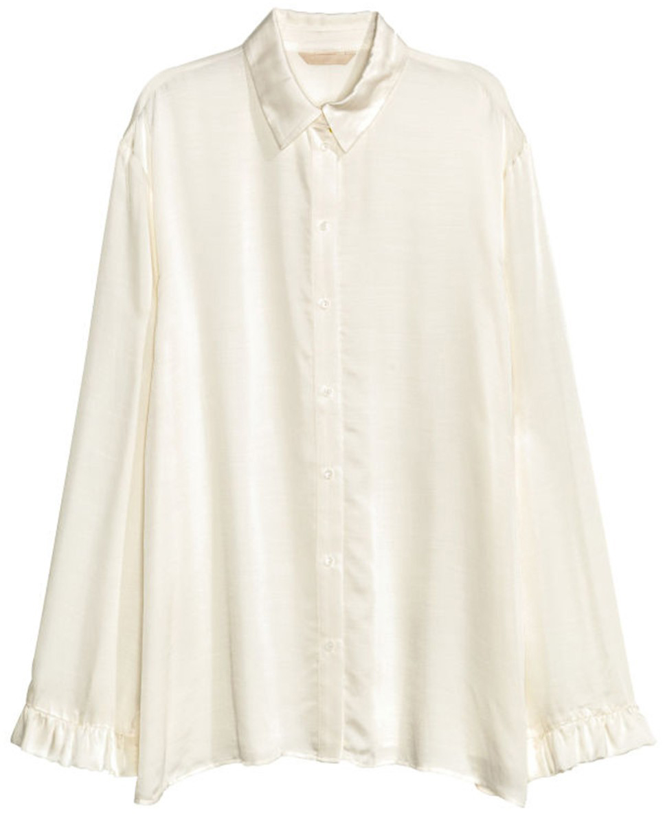 

Блуза H&M  кремовый 4306444, Блуза H&M 34 кремовый 4306444