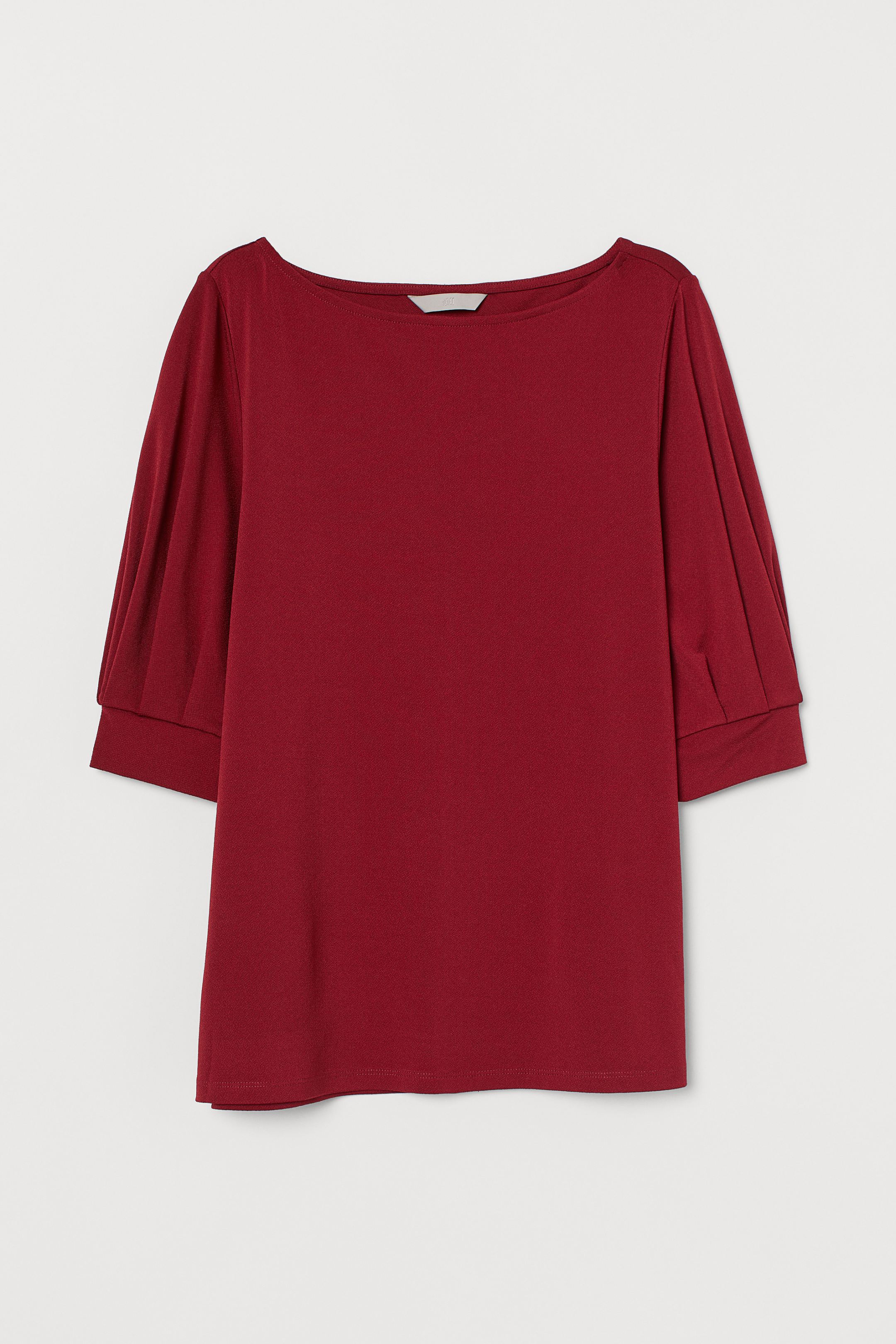 

Блуза H&M S бордовый 6640749