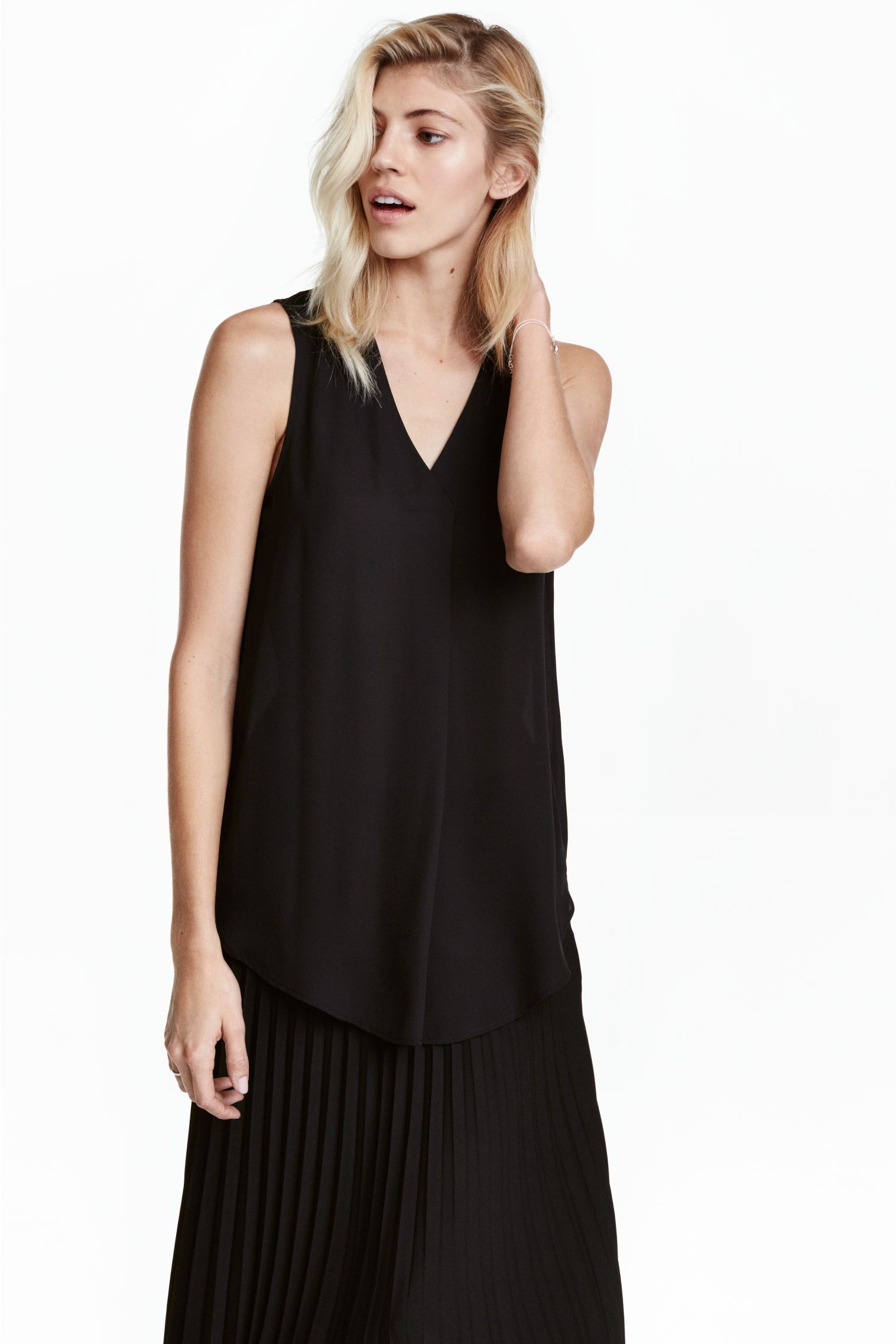 

Блуза H&M 44 черный 3895445