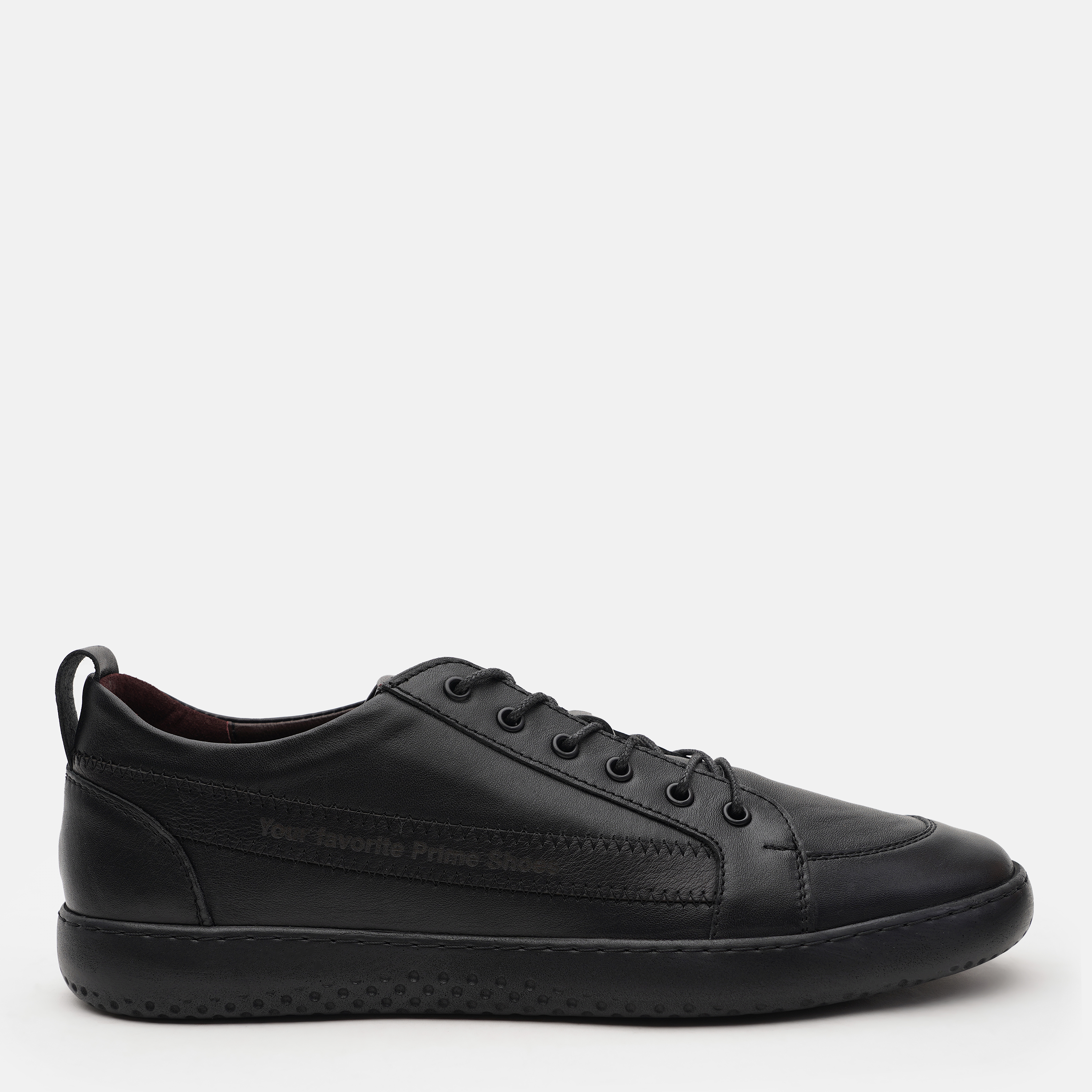 Акція на Чоловічі туфлі Prime Shoes 138 Black Leather 92-138-30134 44 29 см Чорні від Rozetka