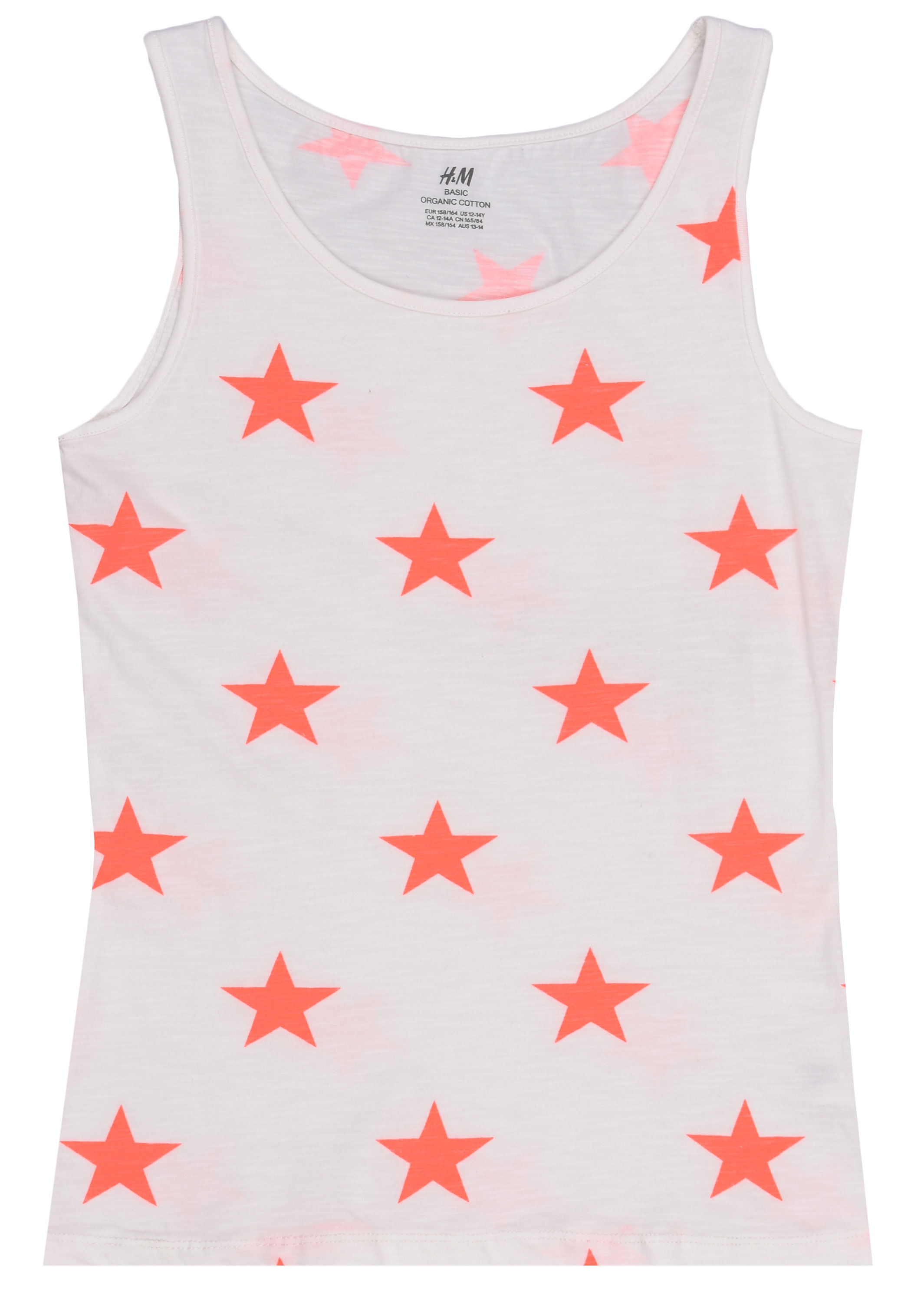 

Майка H&M 158 164см молочный звезды 5262335