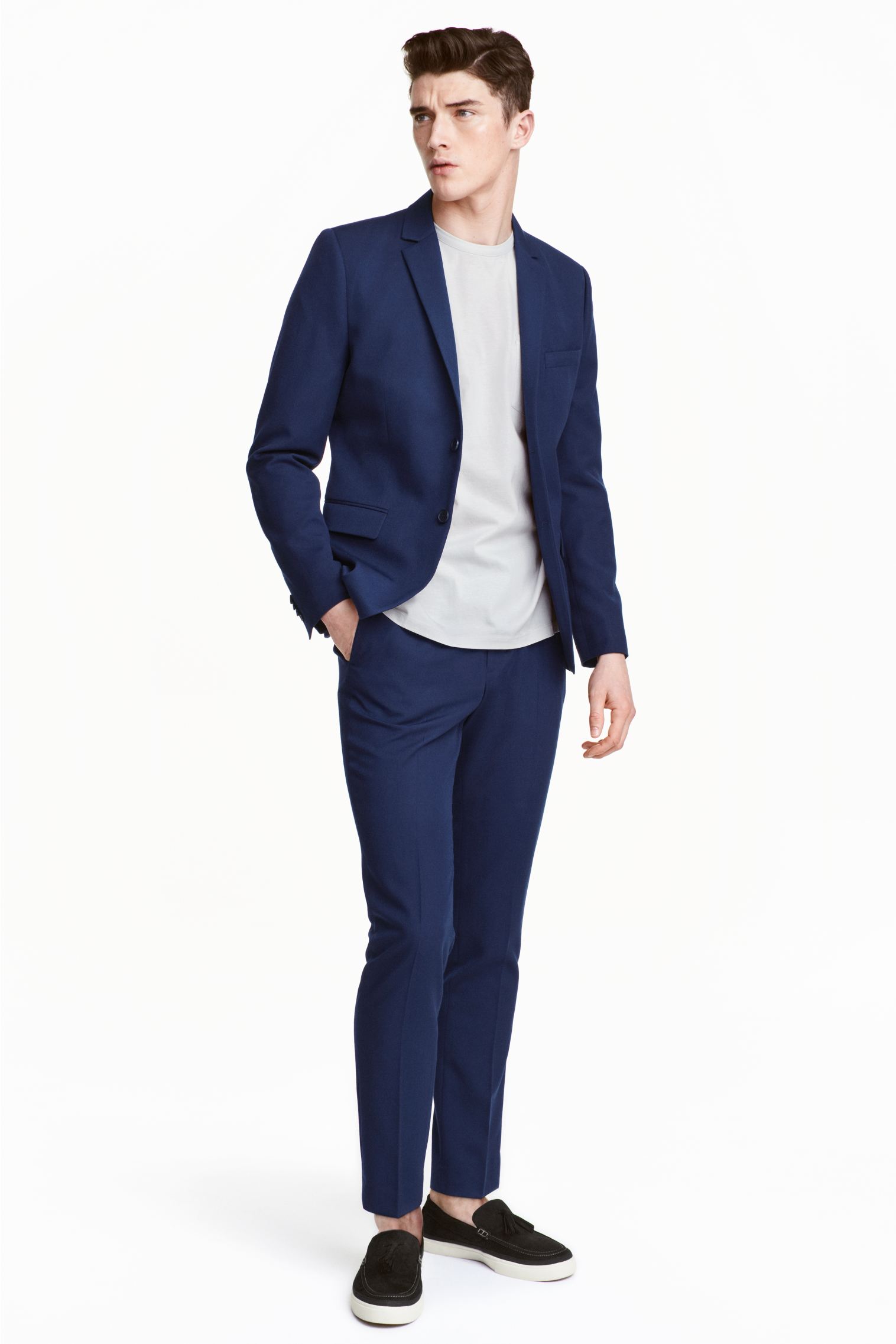 

Брюки H&M 48 синий 3917504
