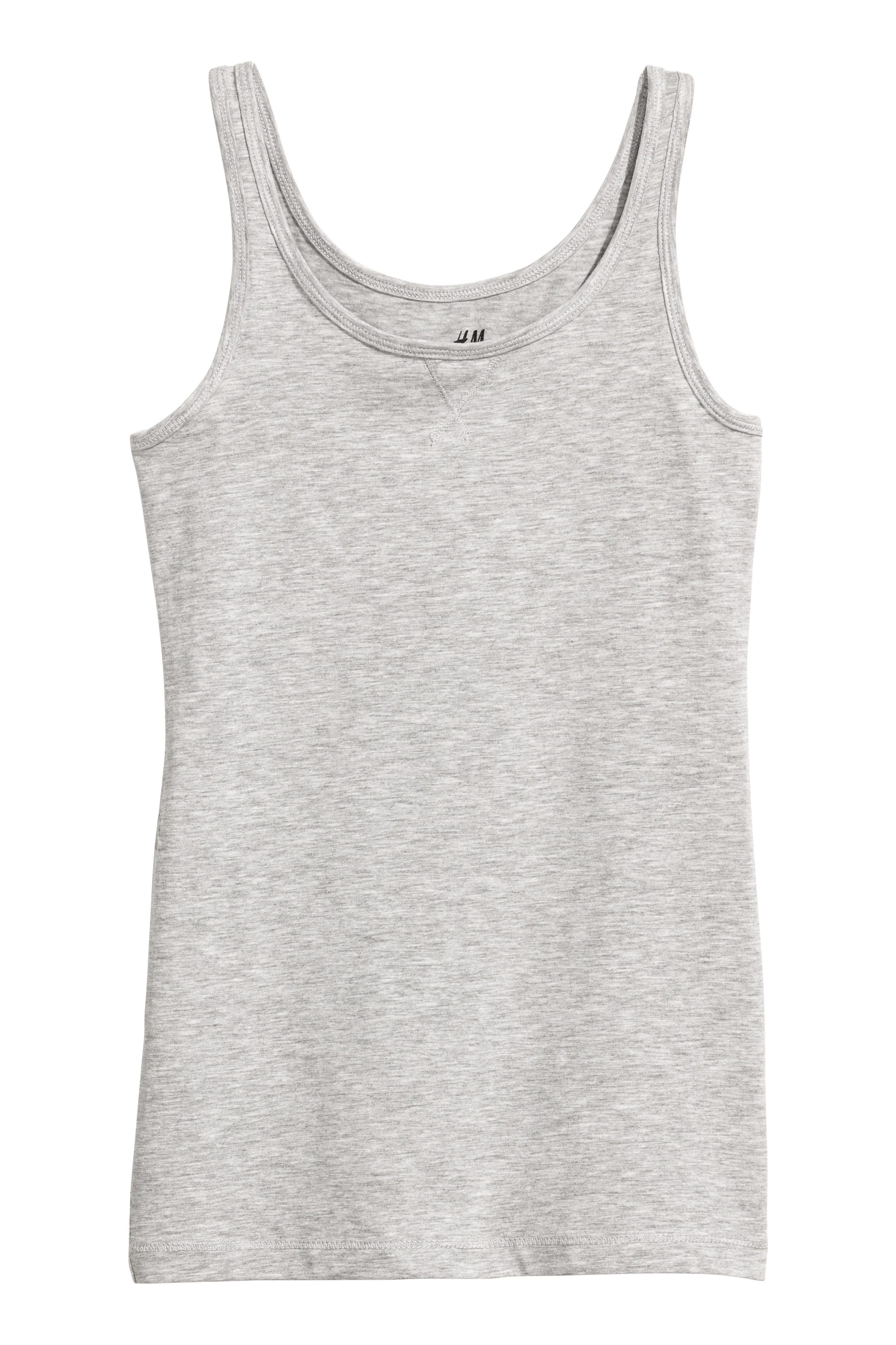 

Майка H&M 134 140см серый меланж 5001337