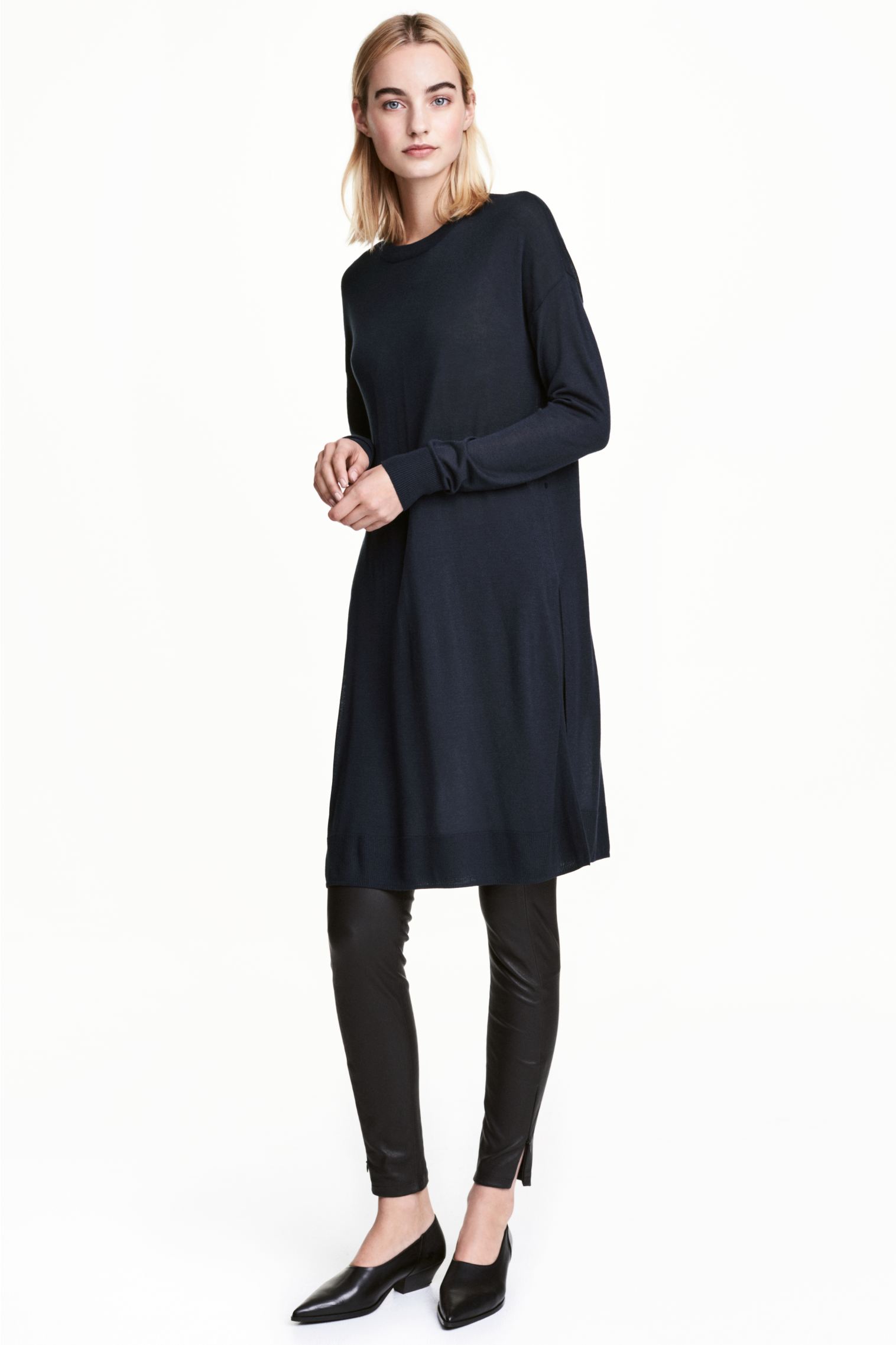 

Туника H&M  темно синий 4638495, Туника H&M S темно синий 4638495